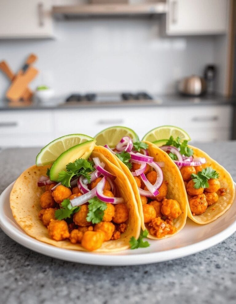 Spicy Chickpea Tacos