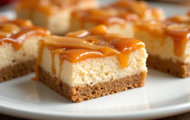Caramel Apple Cheesecake Bars