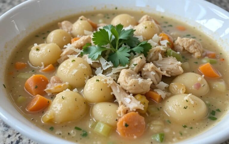 Homemade Olive Garden Chicken Gnocchi Soup Recipe – Comfort in Every Bite