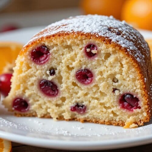 cranberry orange Bundt cake
