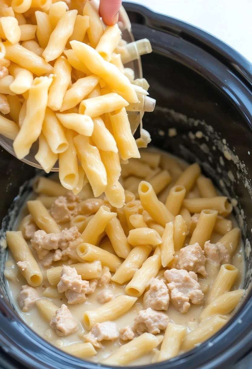 garlic parmesan chicken pasta