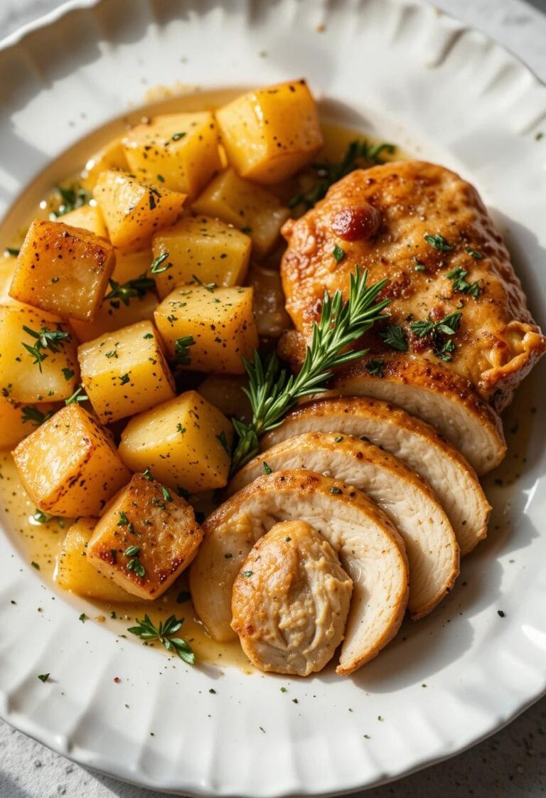 Slow Cooker Chicken and Potatoes