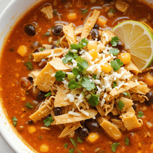 Making a flavorful chicken tortilla soup recipe can feel time-consuming