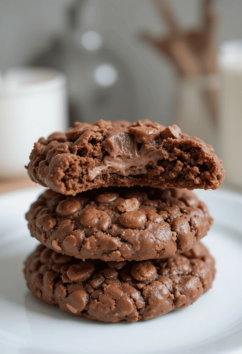 Easy Chocolate Oatmeal No-Bake Cookies