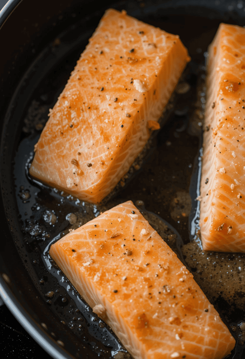 Honey garlic salmon