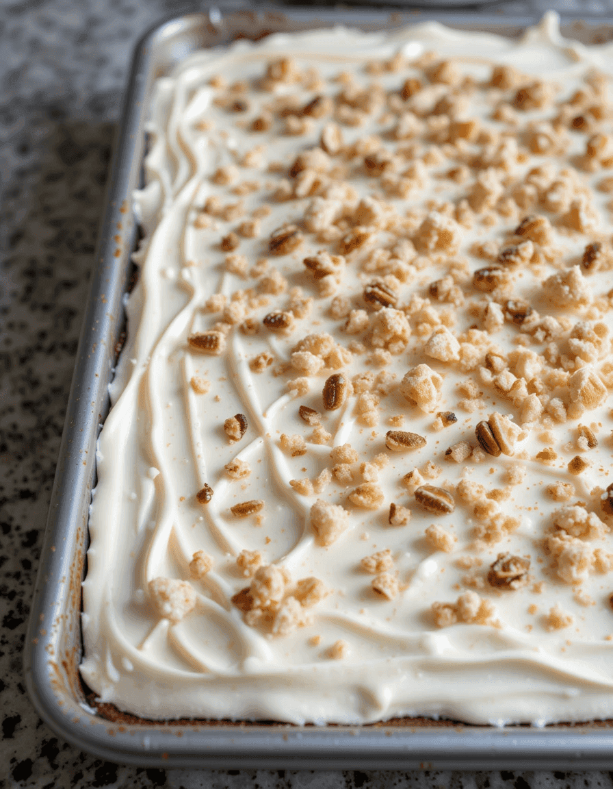 Italian Cream Sheet Cake