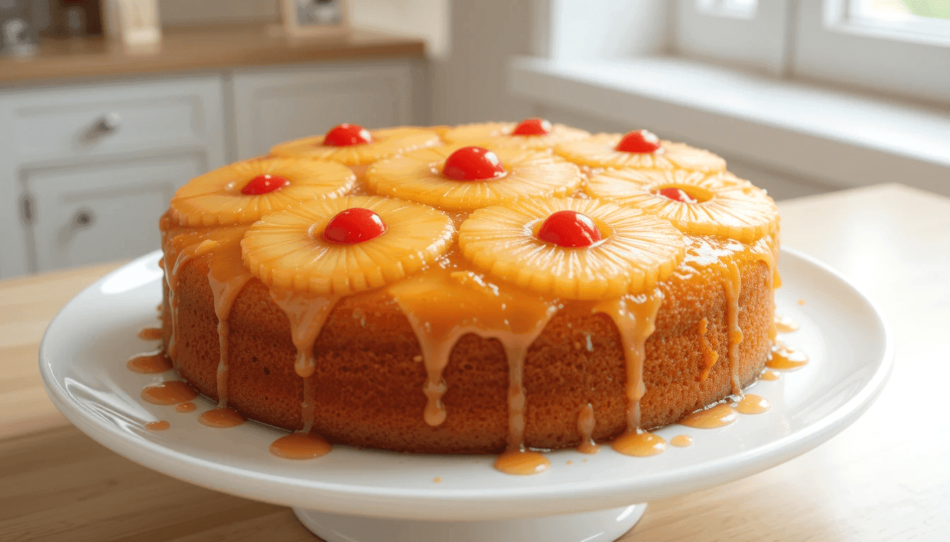 Pineapple Upside Down Cake Recipe