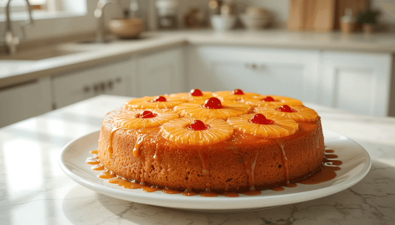 Pineapple Upside Down Cake Recipe