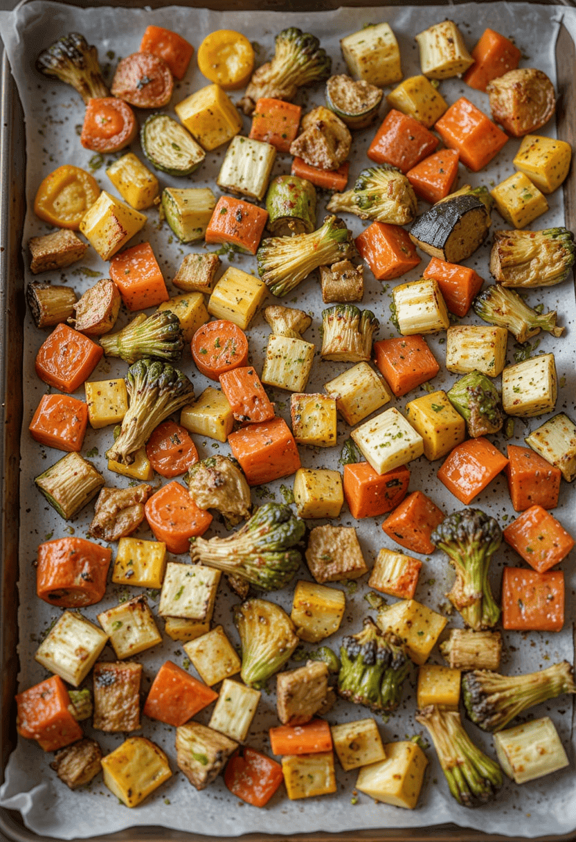 This Mediterranean roasted vegetables recipe is an easy