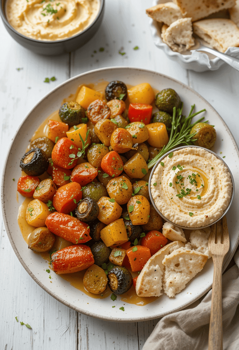 This Mediterranean roasted vegetables recipe is an easy