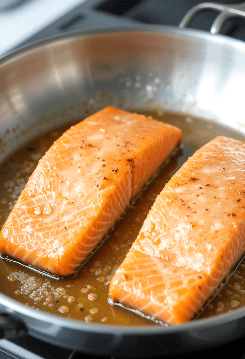 salmon with lemon cream sauce