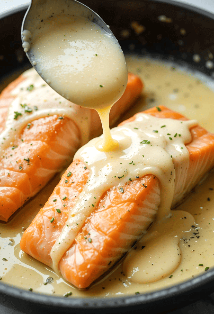 salmon with lemon cream sauce