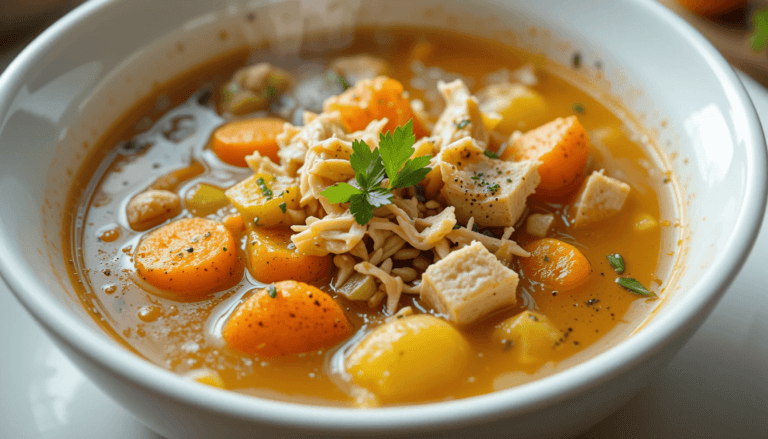 Turkey Carcass Soup Recipe