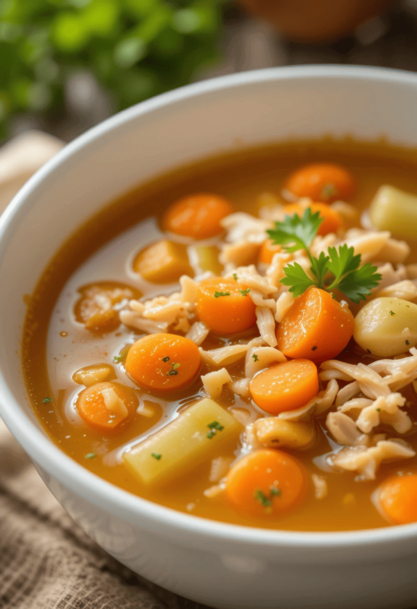 Turkey Carcass Soup Recipe