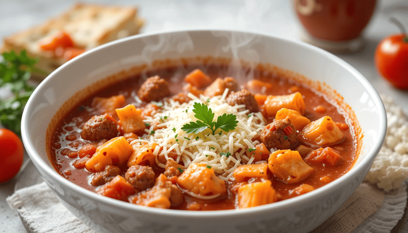Easy Lasagna Soup Recipe