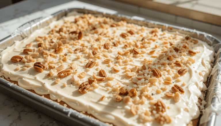 Italian Cream Sheet Cake