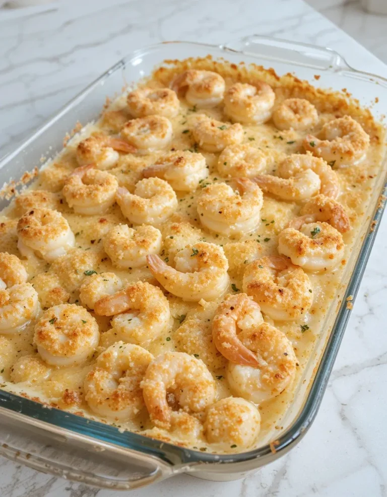 Baked Shrimp Gratin – Easy, Creamy, and Perfect for Dinner