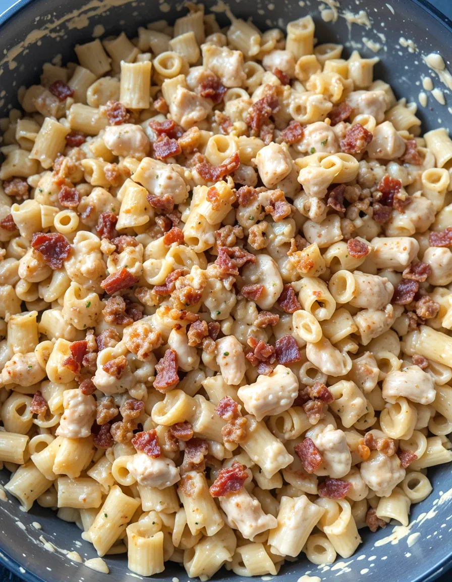 Creamy Chicken Bacon Ranch Pasta – A Cheap Easy Dinner You’ll Love