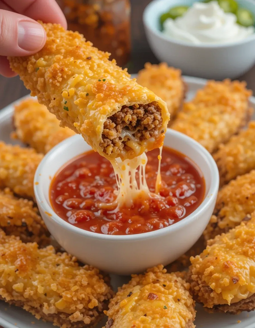 Crispy & Cheesy Taco Sticks – A Must-Try Snack