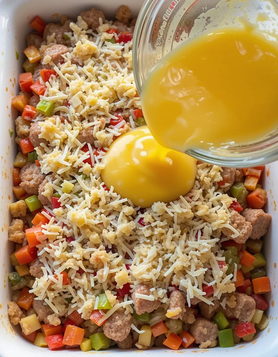 Easy Breakfast Casserole With Veggies