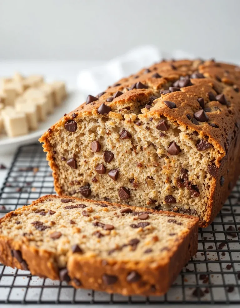 Easy Chocolate Chip Banana Bread with Over Ripe Bananas