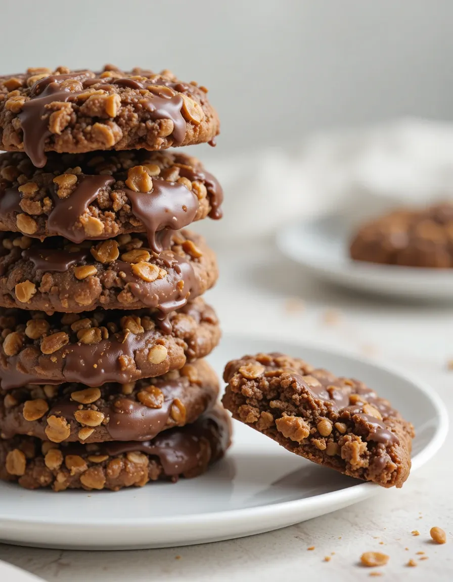 No Bake Peanut Butter Cookies