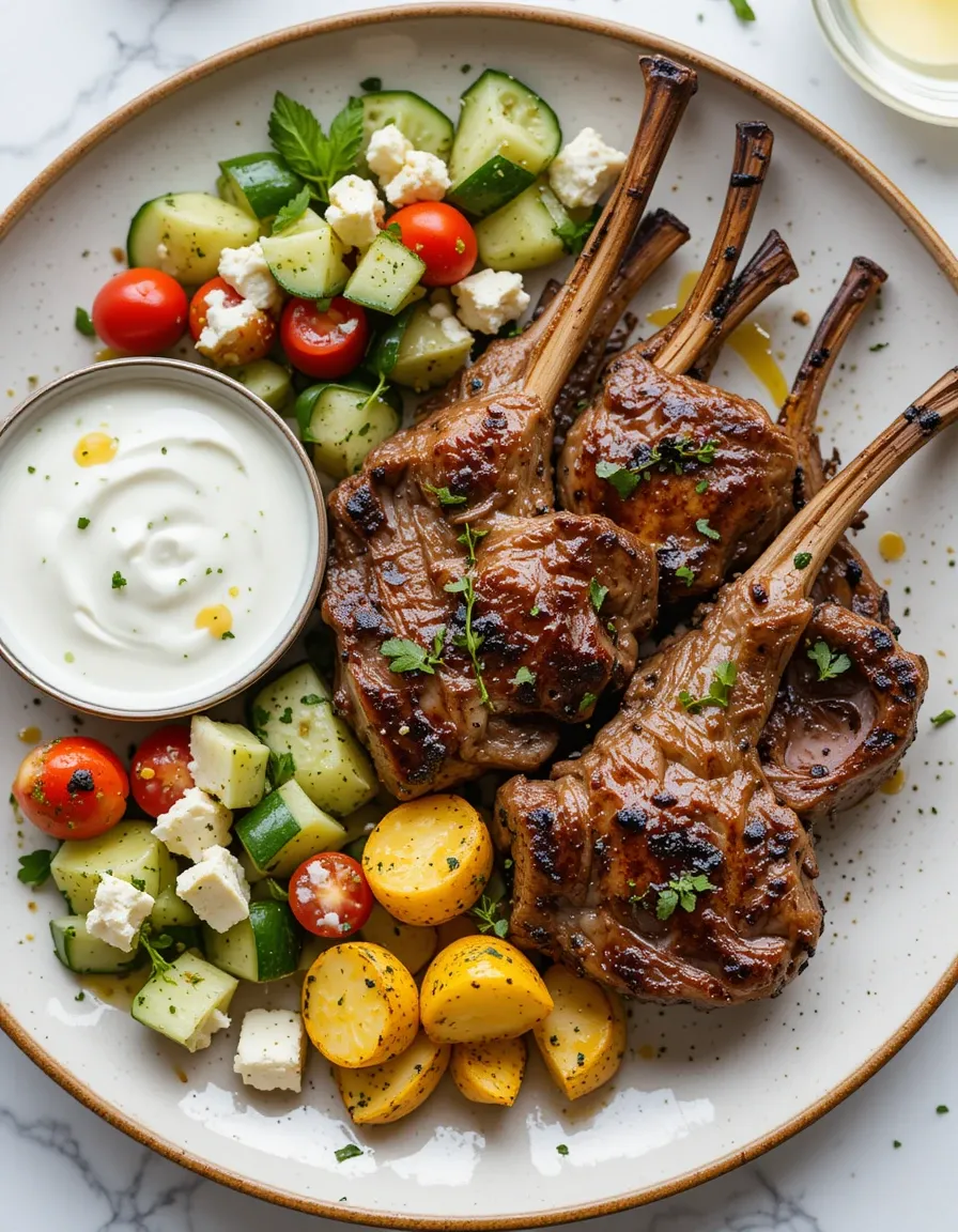 Greek Style Lamb Chops