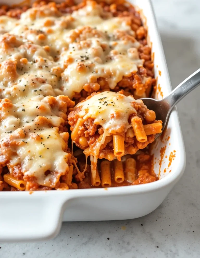 High Protein Pasta Bake – Cheesy, Saucy & 40g Protein Per Serving
