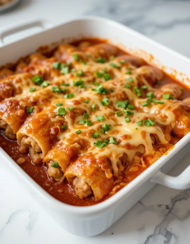 Homemade Chicken Enchiladas – Easy and Full of Flavor