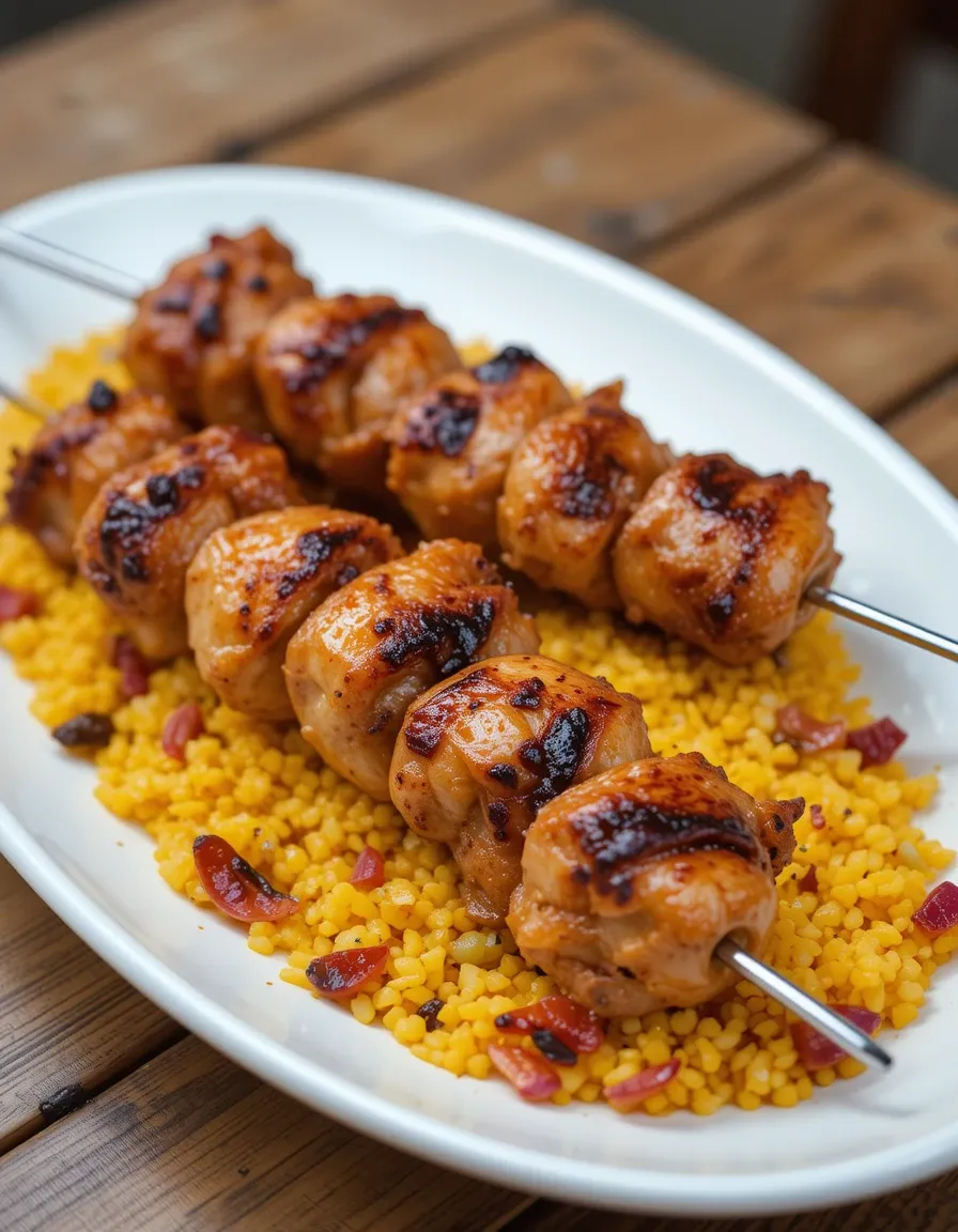 Juicy Greek Chicken Kabobs