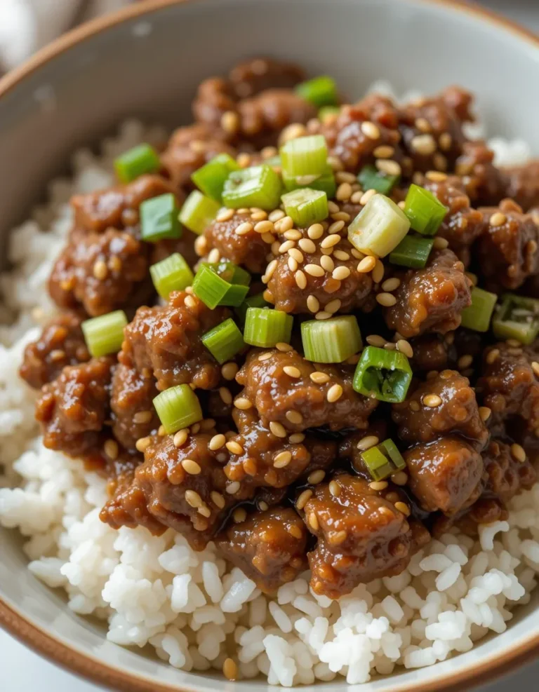 Korean Ground Beef recipe is ready in minutes and packed with rich, satisfying flavors