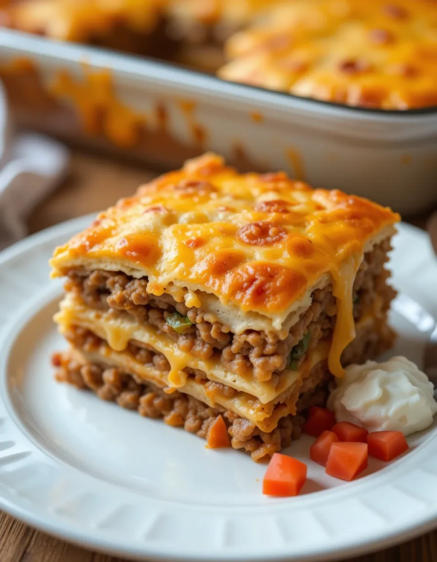 Layered Taco Bake for the Oven or Crock Pots – So Simple!