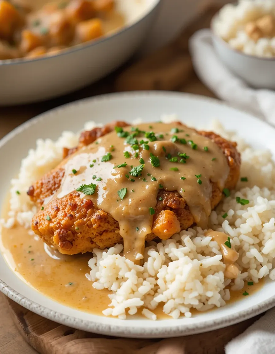 creamy Smothered Chicken With Gravy whenever you need comfort food