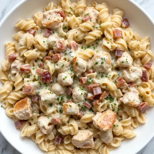 The Best Creamy Chicken Bacon Ranch Pasta – Quick & Easy