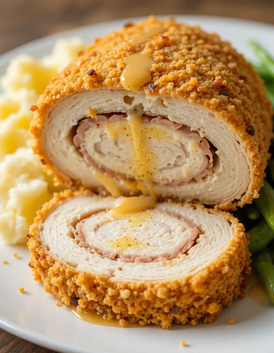 The Best Easy Chicken Cordon Bleu.