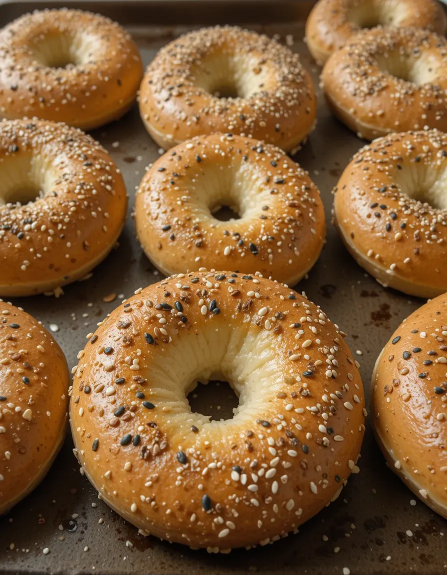 3 Ingredient High Protein Bagel