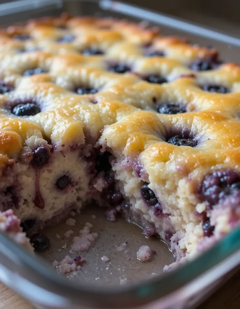 Blueberry Cream Cheese Breakfast Bake