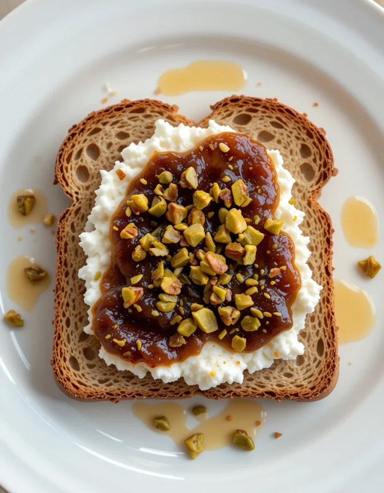 Cottage Cheese Honey Toast