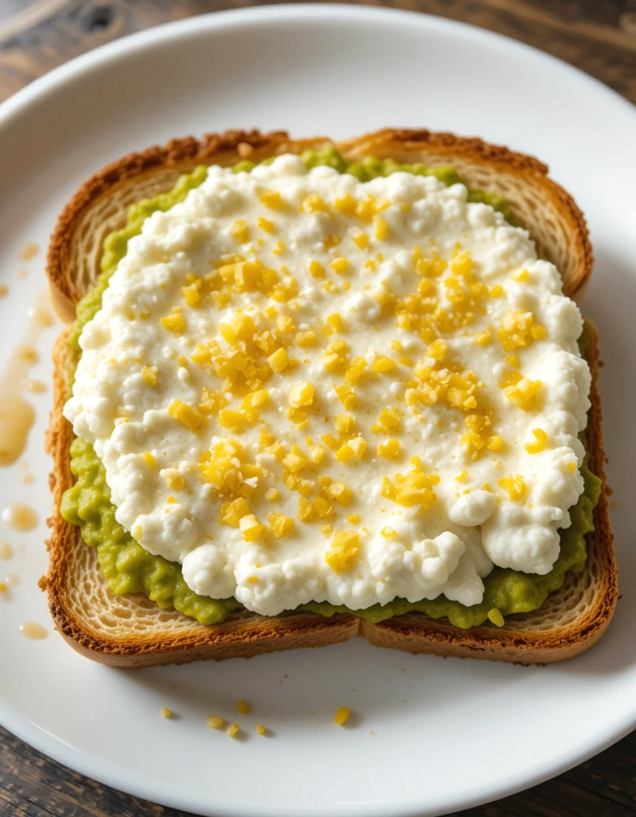Cottage Cheese Honey Toast