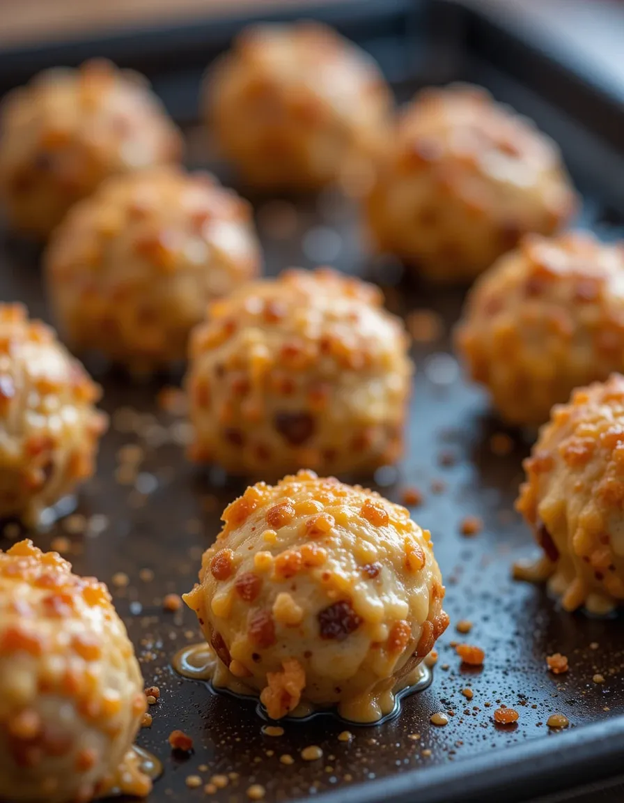 Cream Cheese Sausage Balls.