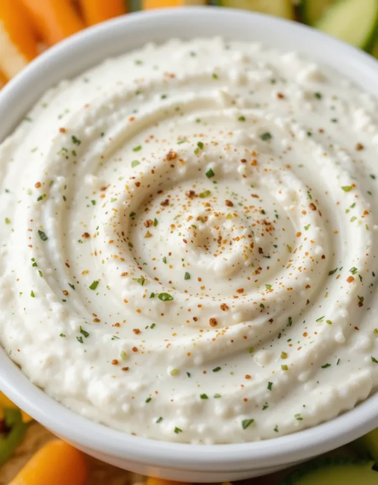 The Best Cottage Cheese Ranch Dip