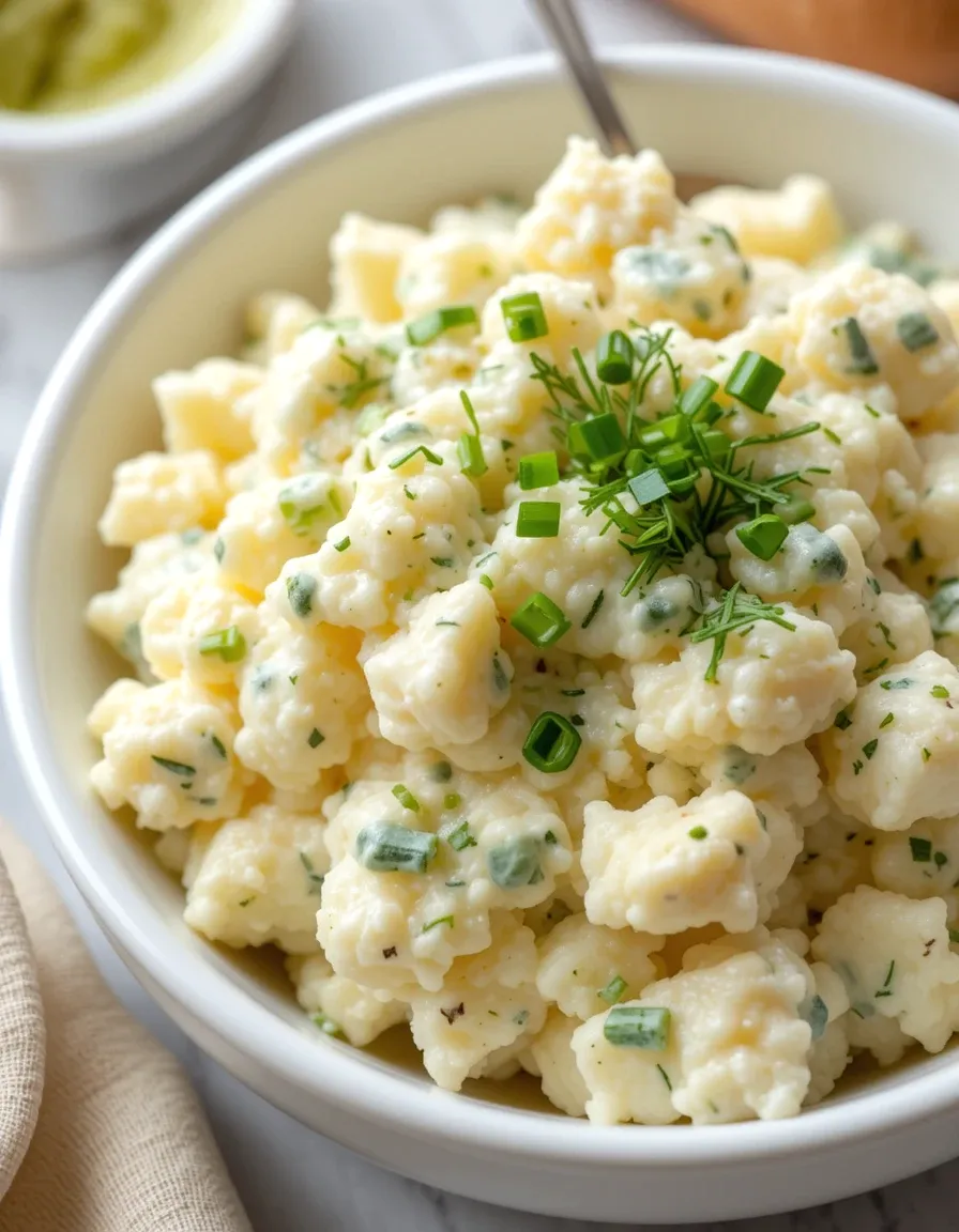 Delicious Cottage Cheese Egg Salad.