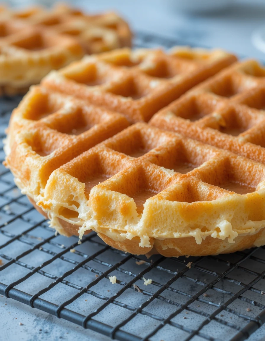 Delicious Cottage Cheese Waffles