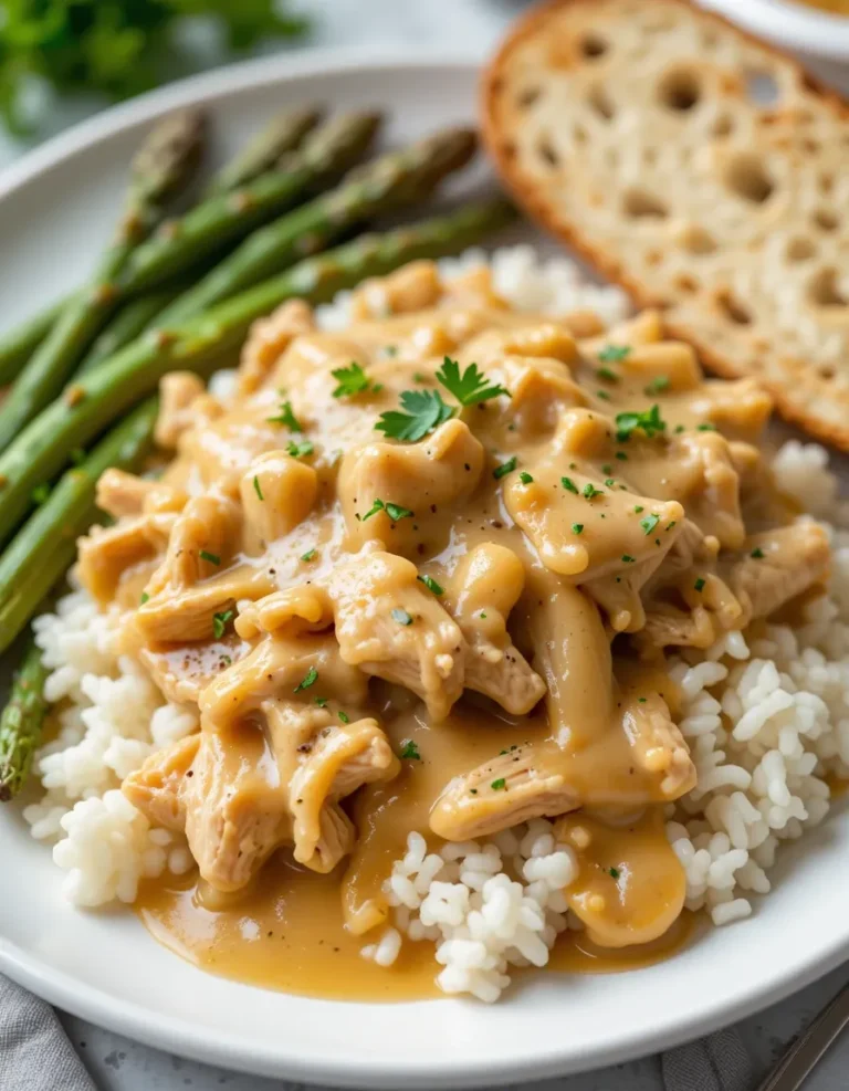 Creamy Smothered Chicken and Rice