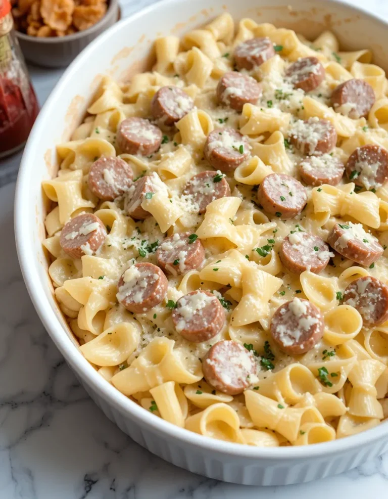 Sausage Alfredo Pasta Recipe