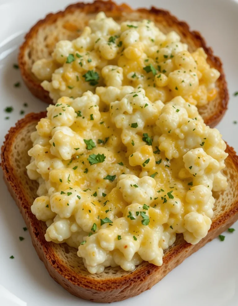 Eggs With Feta Cheese Breakfast