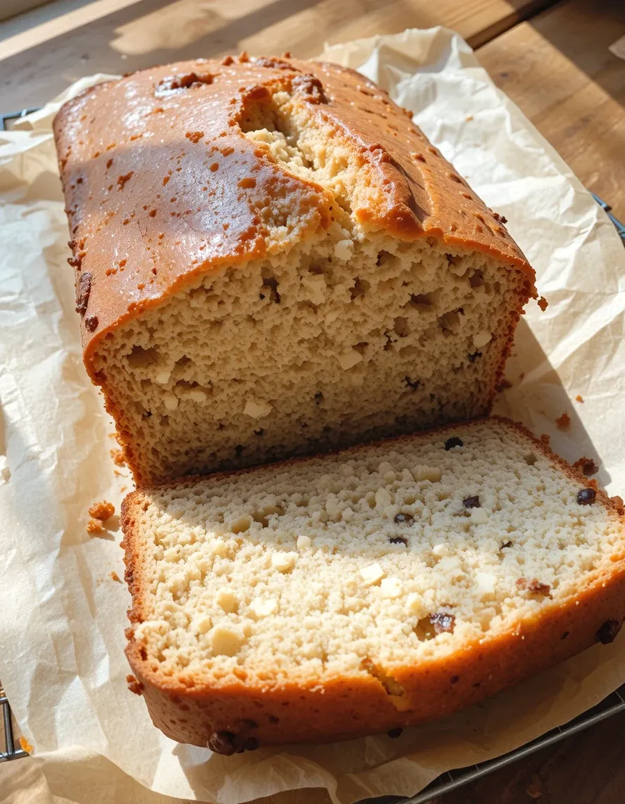 Healthy Banana Bread Recipe.