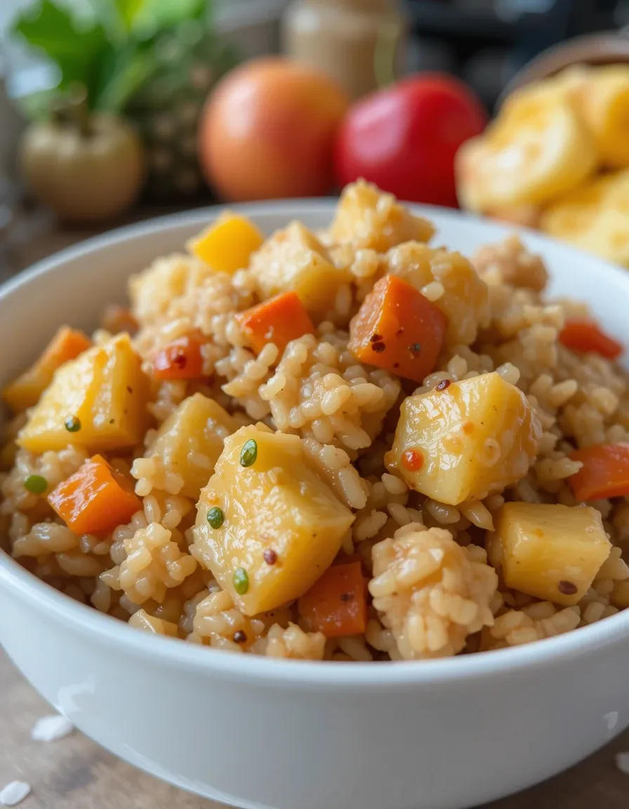 Pineapple Chicken Fried Rice.
