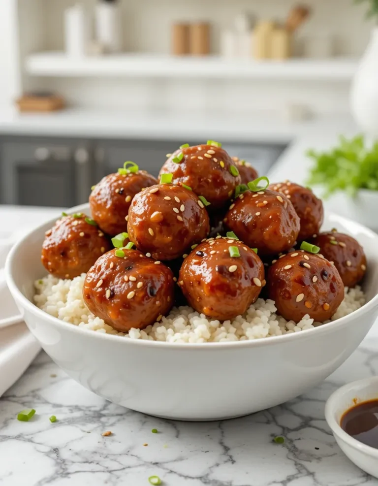 Teriyaki Chicken Meatballs