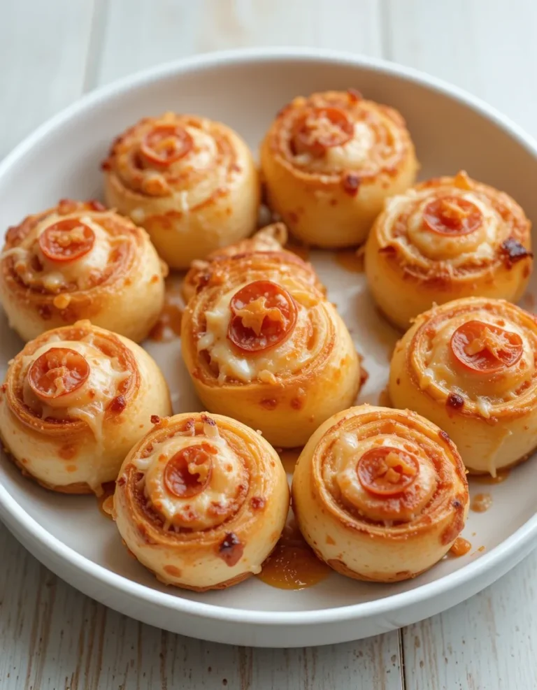 Cheesy Pepperoni Pizza Rolls Ups